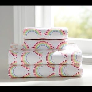 Pottery Barn rainbow sheets twin